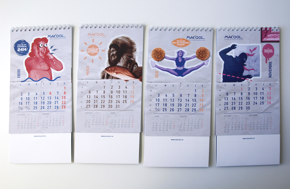 Calendario Macool 2017