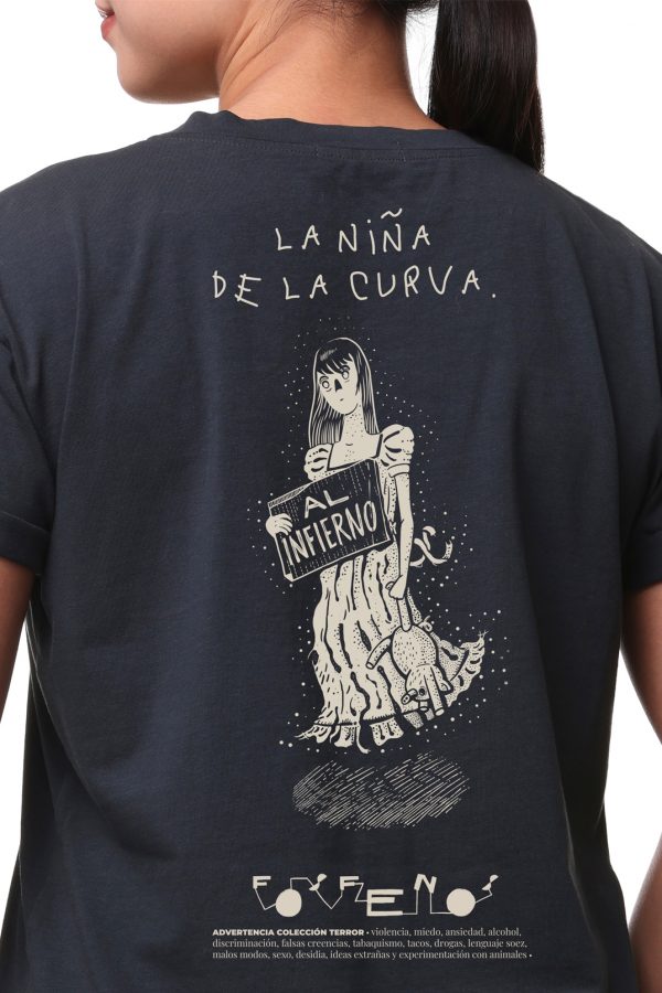 La Niña de la Curva parte trasera